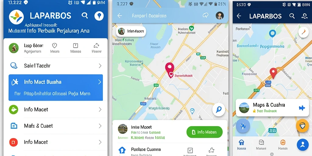 Tampilan antarmuka LAPARBOS yang informatif dan mudah digunakan.