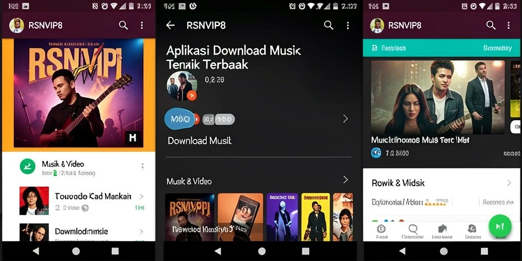 Tampilan antarmuka RSNVIP8 yang menarik dan fungsional.