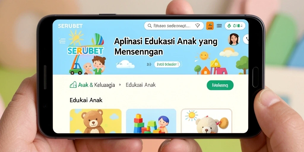 Antarmuka menarik dan interaktif untuk belajar sambil bermain.