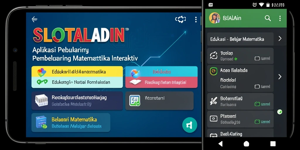 Antarmuka menarik aplikasi SLOTALADIN yang interaktif.