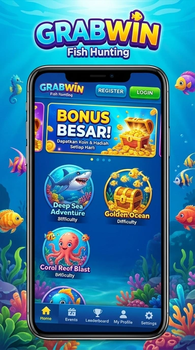 grabwin tampilan beranda